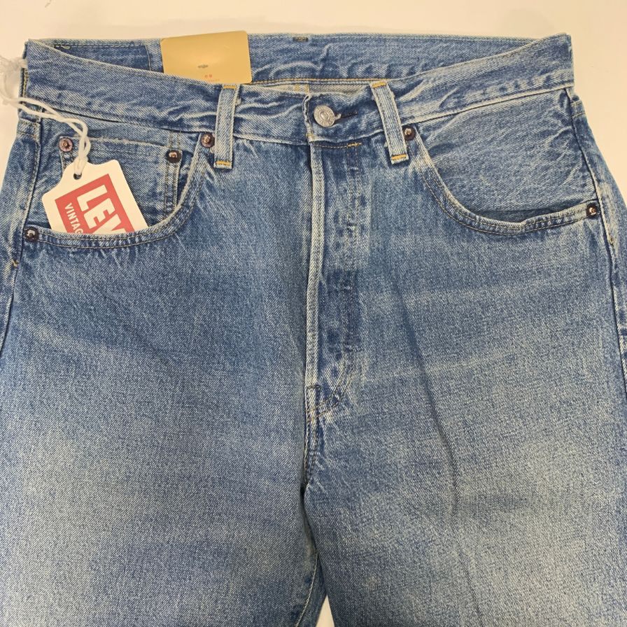リーバイス 501XX 裏ボタン刻印3015 ブルー系 ストレート デニムパンツ サイズW30 L32 Levi's 【AFB27】