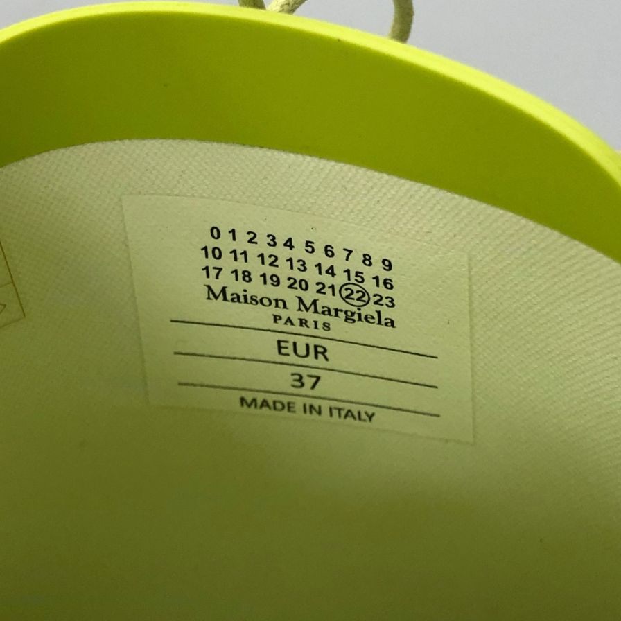 メゾン マルジェラ サンダル S58WX0100 ラバー グリーン系 サイズ37 レディース Maison Margiela 約24.0cm【AFD5】