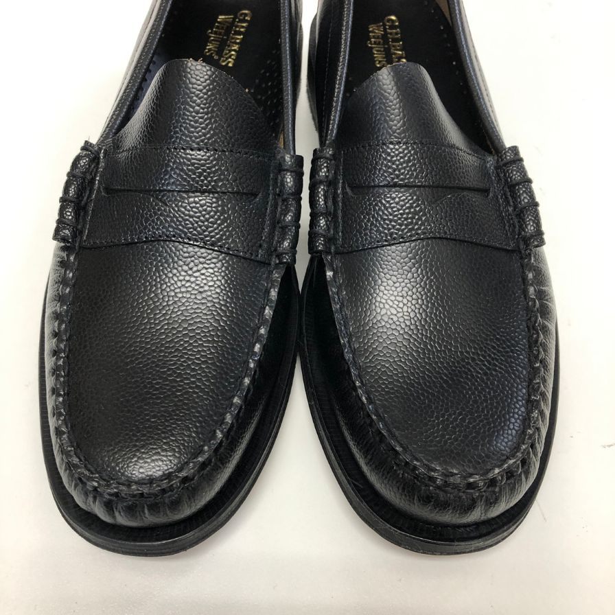 ジーエイチバス ローファー ウィージャンズ ラーソン シボレザー  サイズ9.5 メンズ ブラック G.H.Bass&Co. WEEJUNS LARSON 約27.5cm【AFD15-2】