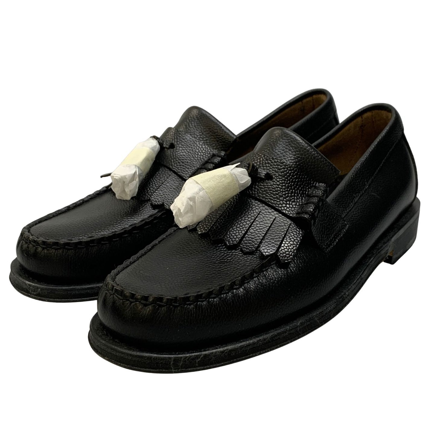 ジーエイチバス タッセルローファー ウィージャンズ ラーソン シボレザー サイズ9 メンズ ブラック G.H.Bass&Co. WEEJUNS LARSON 約27.0cm【AFD14】