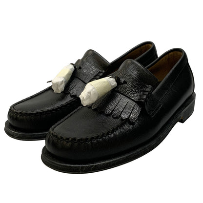 ジーエイチバス タッセルローファー ウィージャンズ ラーソン シボレザー サイズ9 メンズ ブラック G.H.Bass&Co. WEEJUNS LARSON 約27.0cm【AFD14】