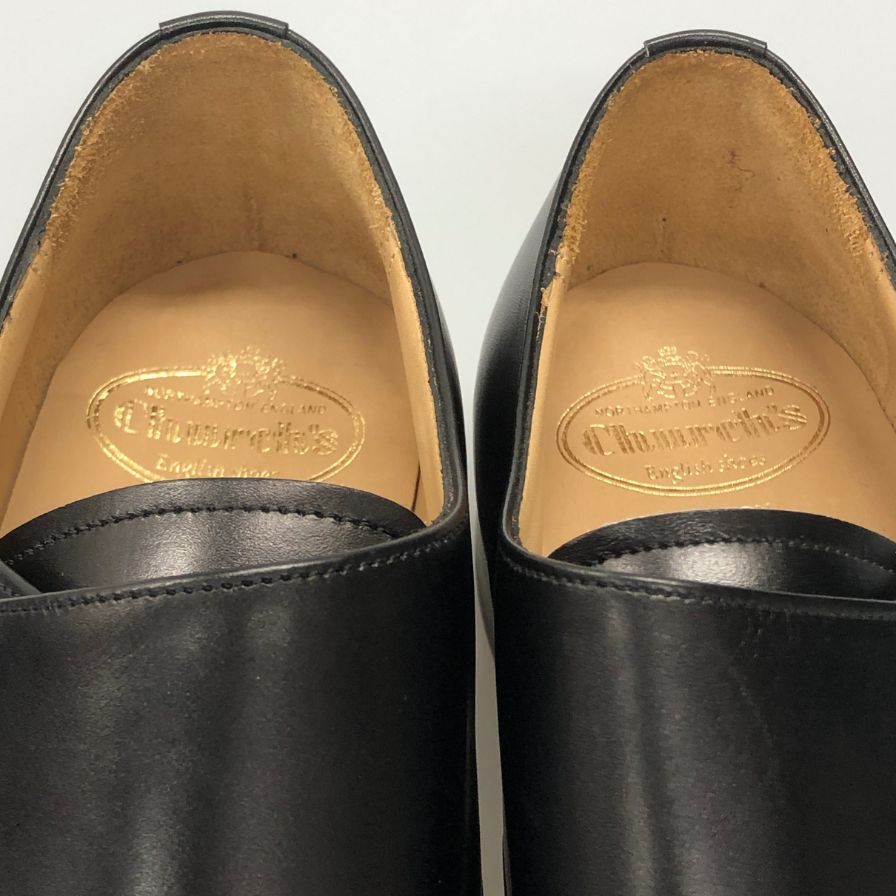 チャーチ レザーシューズ サイズ8.5 メンズ ブラック Church's COWES ビジネスシューズ 約27.0cm【LA】【中古】