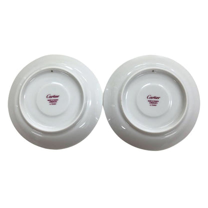 カルティエ パンテール リモージュ ミニプレートセット パンサー ブルー Cartier【AFI18】【中古】