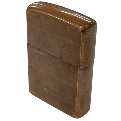 ジッポー ライター 2022年 ソリッド カッパー コッパー 銅 無垢 ブラウン系 ZIPPO COOPER【AFI12】【中古】