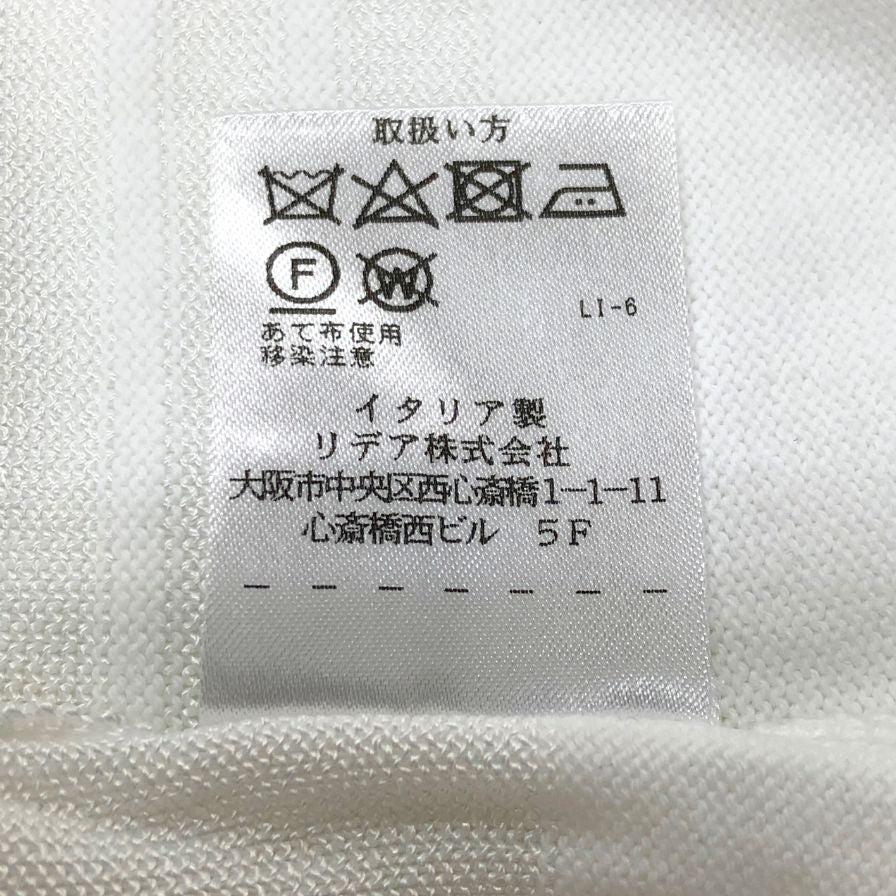 極美品◆クルチアーニ クルーネックニット ボーダー レディース サイズ42 cruciani 【AFB27】