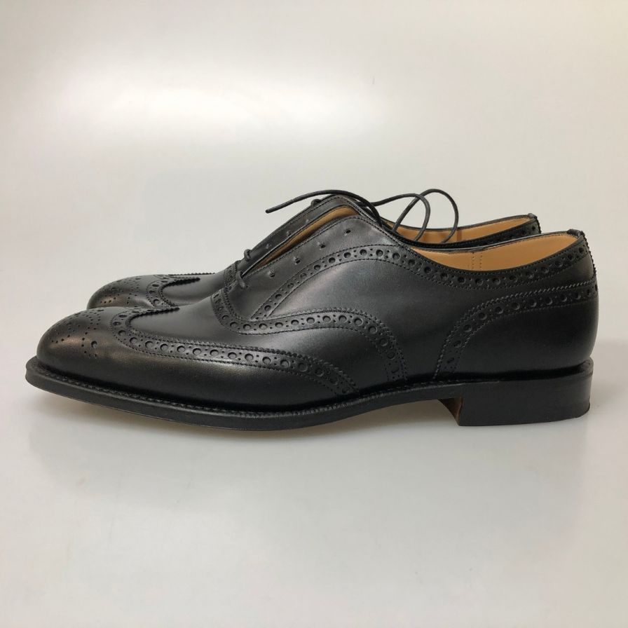 チャーチ チェットウィンド フルブローグ ブラック メンズ サイズ6.5 Church ビジネスシューズ 約25.0cm【LA】【中古】