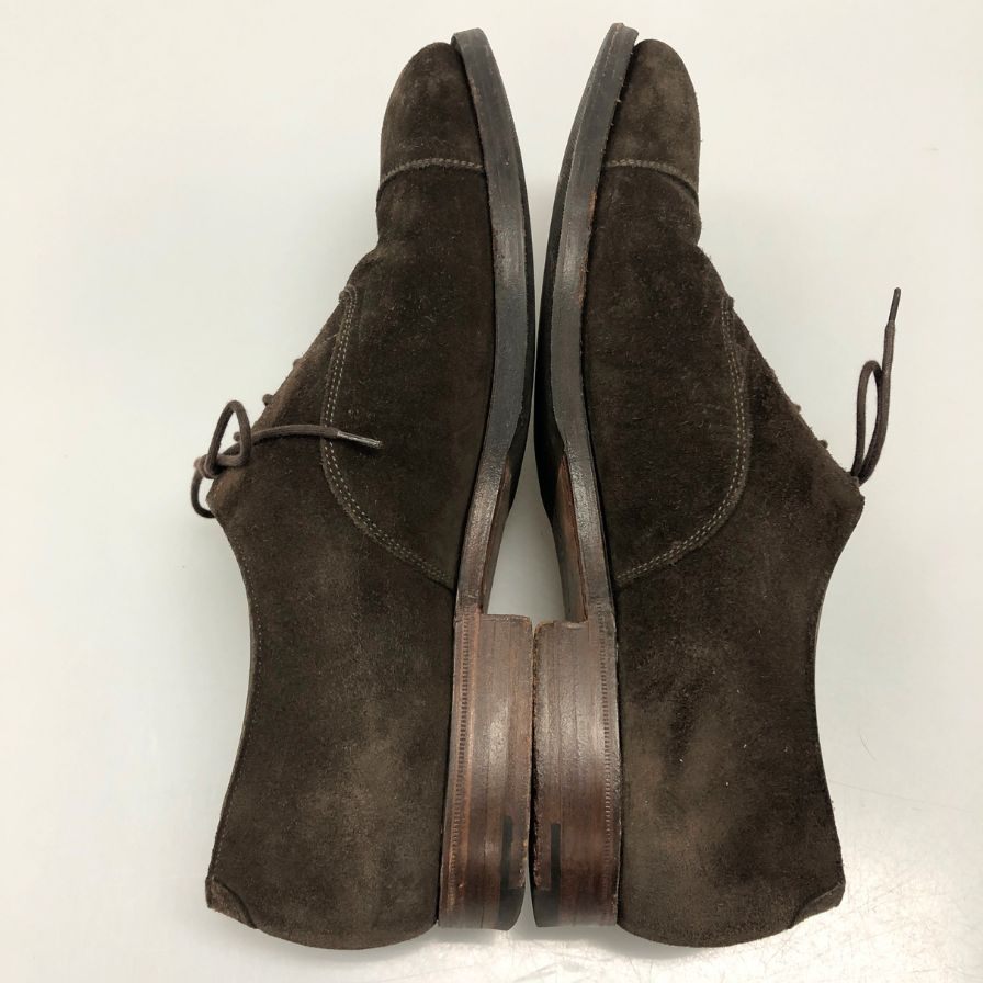 クロケット＆ジョーンズ コノート メンズサイズ 8 ブラウン  CROCKETT＆JONES スエードシューズ 約27.0cm【LA】【中古】