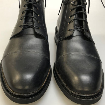 パラブーツ レザーブーツ ストレートチップ ブラック メンズ サイズ8 PARABOOT ブーツ 約26.5cm【LA】【中古】