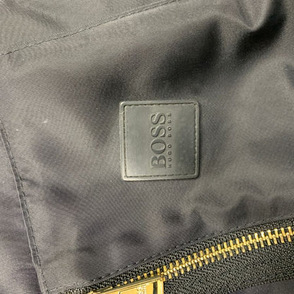 美品◆ヒューゴボス ボンバージャケット ブラック ナイロン メンズ サイズIT50 HUGO BOSS 【AFB19】