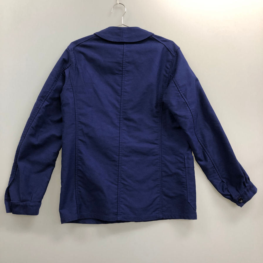 美品◆アナトミカ ル メートル ド トゥース コットン リファー シングル ジャケット メンズ サイズ 48  ネイビー ANATOMICA LE MAÎTRE DE TOUS 【AFF23】