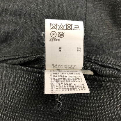エムズブラック ツータックパンツ コットン リネン メンズ グレー サイズ36   m’s braque 【AFB4】