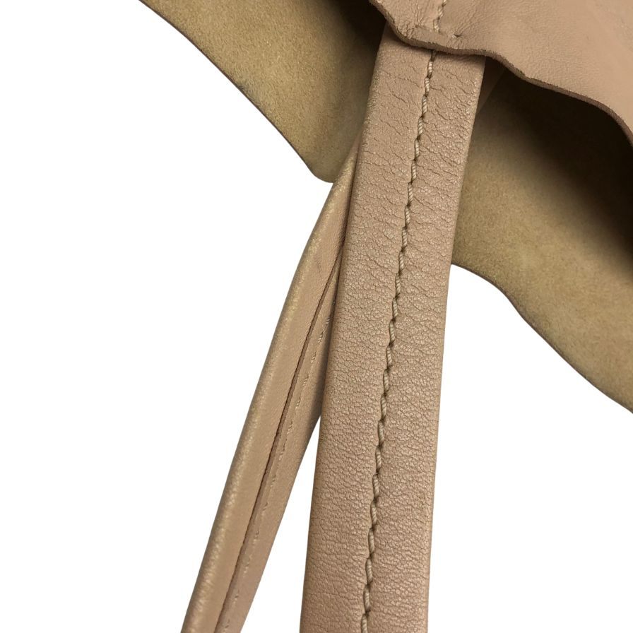 セリーヌ ホリゾンタルカバ レザー トートバッグ ピンク レディース フィービー期 CELINE horizontal cabas【AFE8】