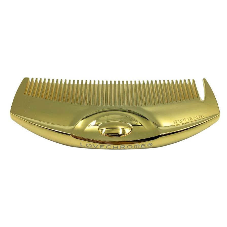ラブクロム ヘアコーム ツキ ゴールド K24GP レディース LOVECHROME