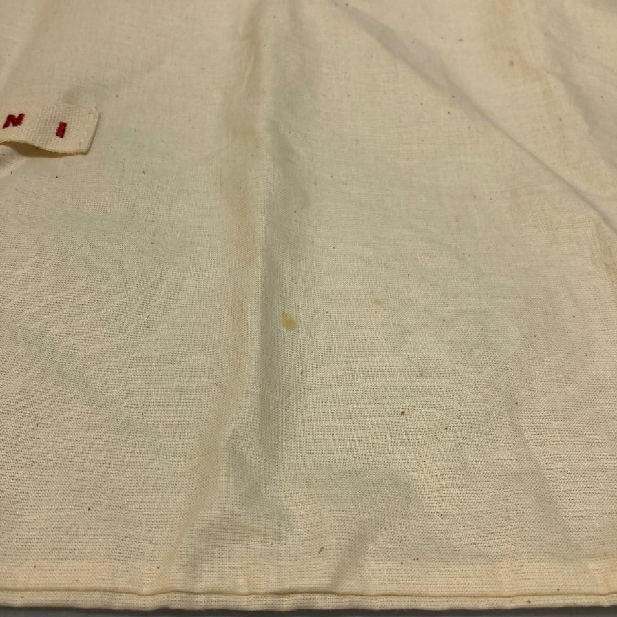 マルニ トライベッカ PVC ショッピングバック バイカラー ホワイト×イエロー MARIN【AFE5】