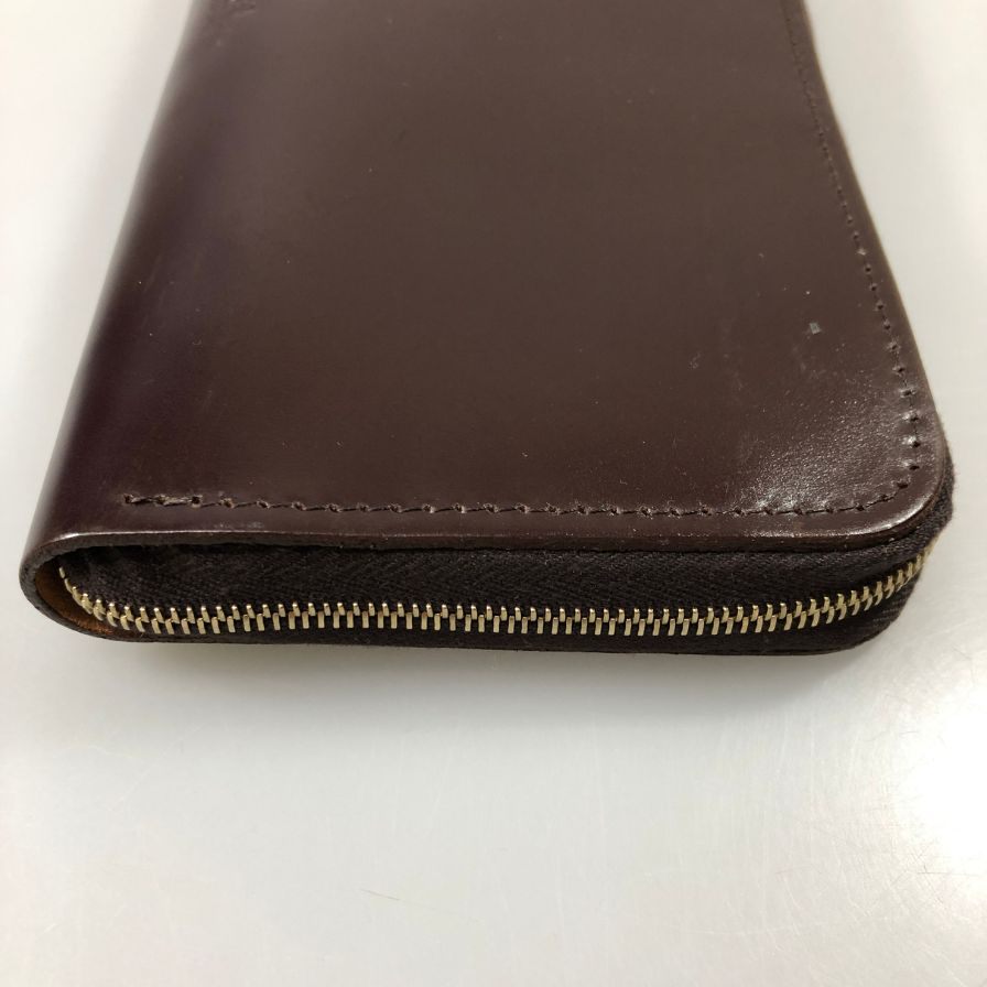 グレンロイヤル 長財布 ラウンドジップ コードバン ボルドー GLENROYAL【AFB55】