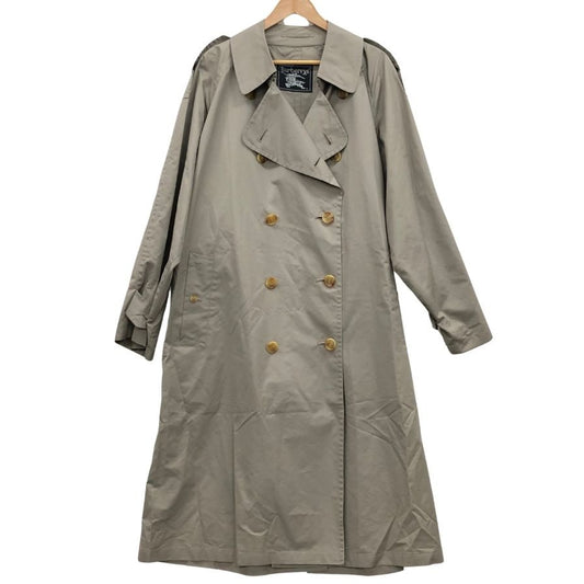 中古◆バーバリー トレンチコート 旧タグ グレージュ メンズ サイズ 175 Burberry 【AFA10】