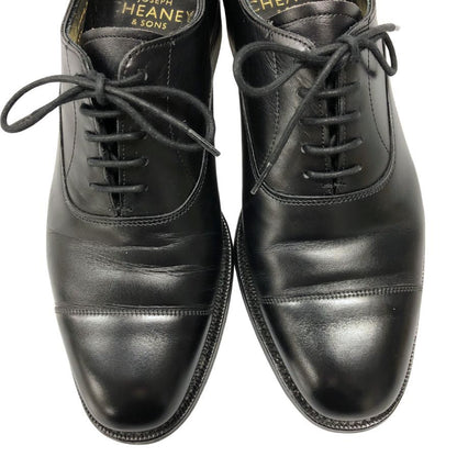 チーニー レザーシューズ ジェフェリー ストレートチップ カーフ ブラックUK6 CHEANEY 約25.0cm【AFC33】