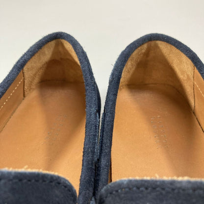 バーニーズニューヨーク ドライビングシューズ スエード モカシン メンズ ネイビー サイズ42 BARNEYS NEWYORK 約27.0cm【AFC32】