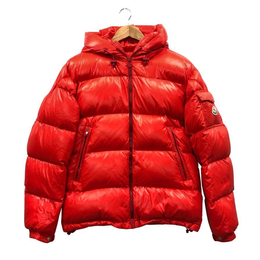 極美品◆モンクレール ダウンジャケット ECRINS レッド メンズ サイズ2 MONCLER 【AFA14】