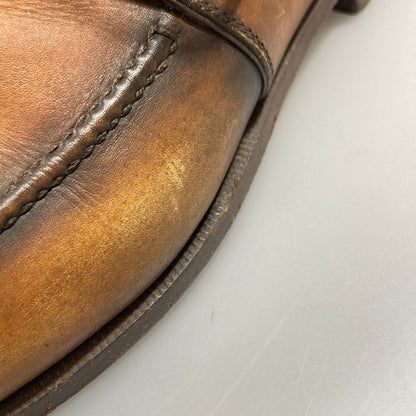 ベルルッティ レザーシューズ スクエアトゥ メンズ サイズ6相当 ブラウン系 BERLUTI ビジネスシューズ 約25.0cm【LA】【中古】