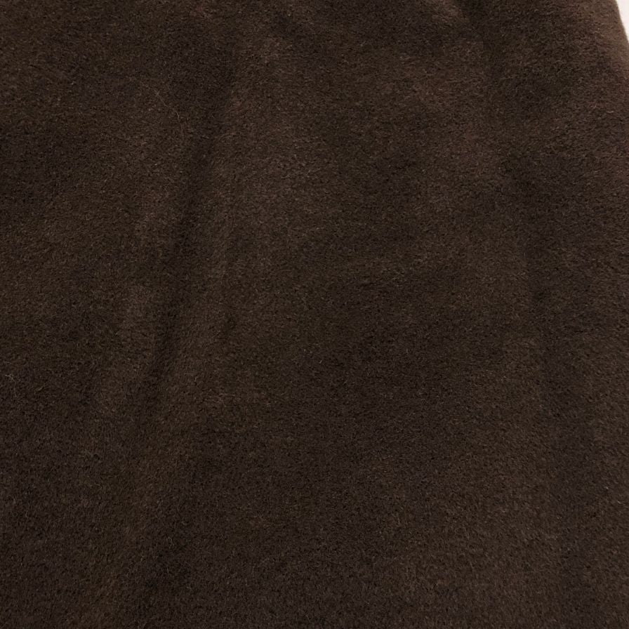 美品◆マックスマーラ チェスターコート アンゴラ ウール ロング丈 ブラウン レディース サイズ42 MaxMara 【AFA12】