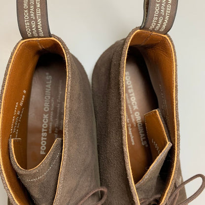 フットストック オリジナルズ ショートブーツ スエード サイズ8 メンズ ブラウン系 FOOTSTOCK ORIGINALS 約26.0cm【AFC2】