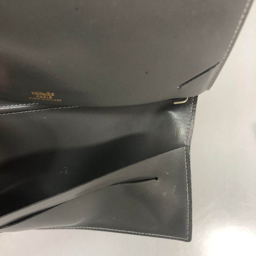 エルメス 手帳カバー リザード 〇S刻印 アジェンダ ヴィジョン ブラウン系 HERMES【AFI15】【中古】
