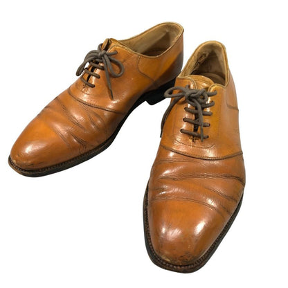 クロケット&ジョーンズ レザーシューズ 9662 ライトブラウン メンズ サイズUK8.5E CROCKETT&JONES 約26.5cm【AFC53】