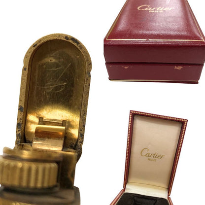 カルティエ ライター ゴールド オーバル  ガスライター Cartier