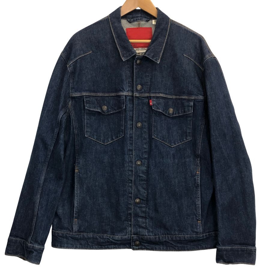 美品◆リーバイス プレミアム LEJ デニムジャケット 4ポケット  メンズ サイズＬインディゴ Levi's PREMIUM 【AFB15】