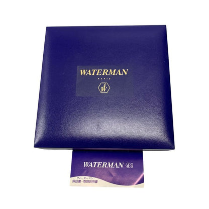 美品◆ウォーターマン ローラーボールペン エクセプション ブラックラッカー WATERMAN【AFI23】