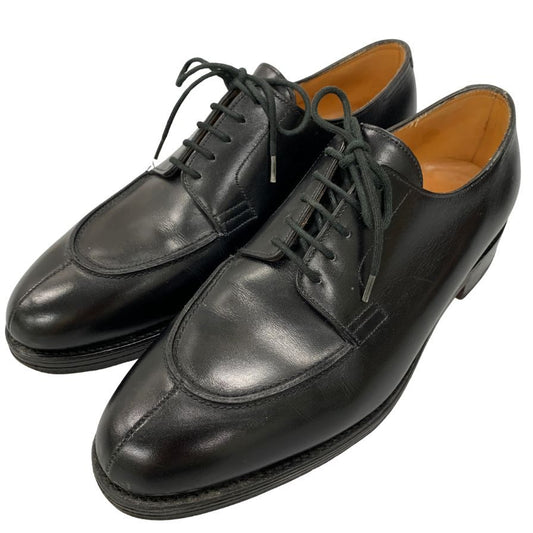 ジョンロブ レザーシューズ ノルウェイ Uチップ カーフ ブラック 5495ラスト メンズ サイズ7E JOHN LOBB Norway ビジネスシューズ 約25.5cm【LA】【中古】