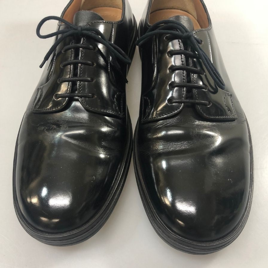 チャーチ パットフィールド プレーントゥ カーフ ブラック UK7 メンズ Church's 約26.0cm【AFC48】