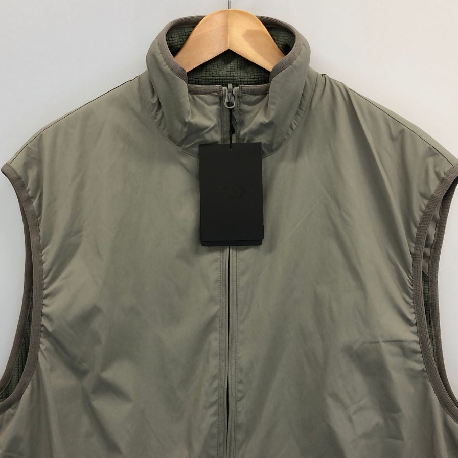 新品同様◆ダイワピア39 リバーシブルベスト TECH REVERSIBLE MIL ECWCS STAND VEST グレーカーキ メンズ サイズM BE-62023WDAIWA PIER39 【AFB4】