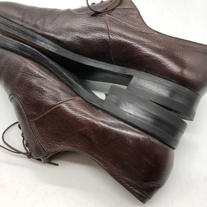 フローシャイム レザーシューズ カーフ ダークブラウン メンズ サイズ9F FLORSHEIM 約27.0cm【AFC6】