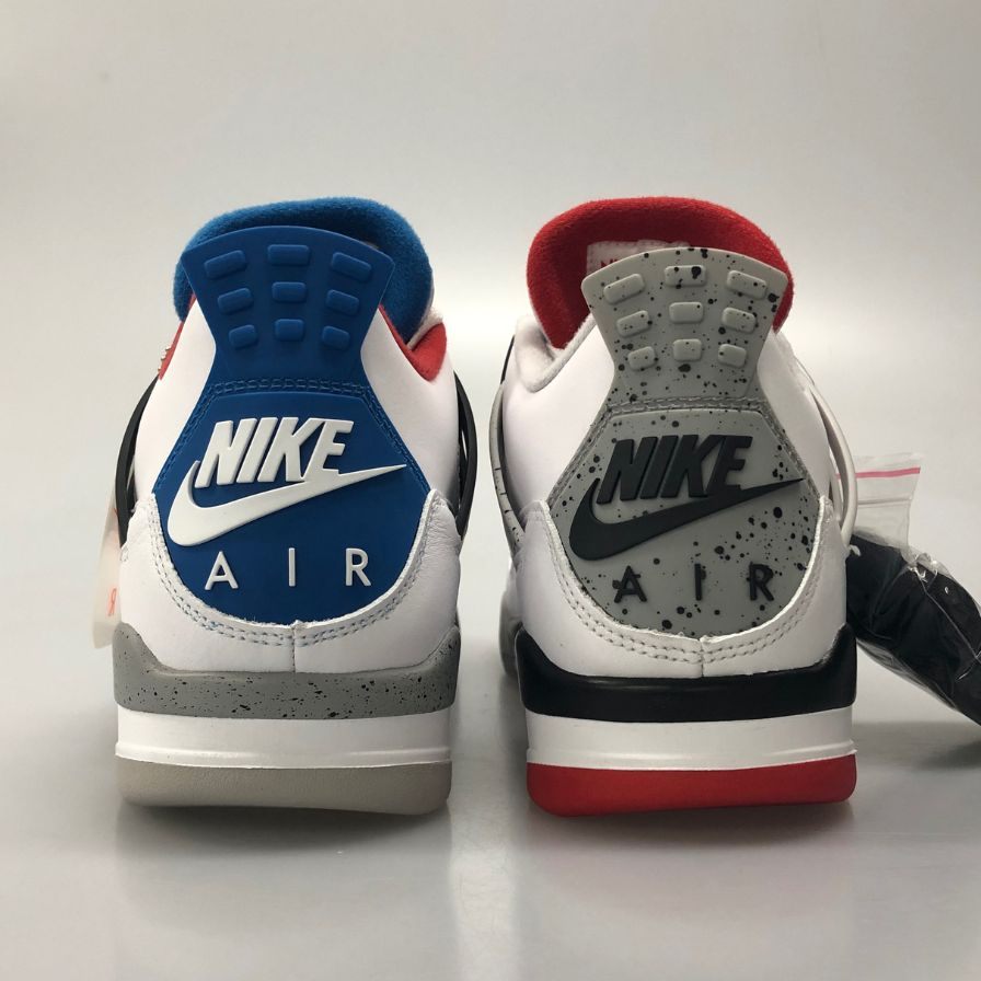 ナイキ スニーカー エアジョーダン ４ レトロ ホワッツ ザ 4 CI1184-146 ホワイト サイズ27.5 メンズ NIKE 約27.5cm【AFD4】