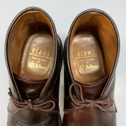 オールデン ビームス別注 レザーシューズ 1339 コードバン ブラウン UK6B メンズ ALDEN ビジネスシューズ 約24.0cm【LA】【中古】