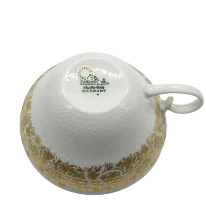 ローゼンタール スタジオライン ティーカップ&ソーサー ホワイト 3客セット Rosenthal studio-line【AFI21】【中古】