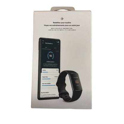 フィットビット チャージ5 Suica対応 スマートウォッチ ブラック Fitbit Charge 5【AFI21】【中古】