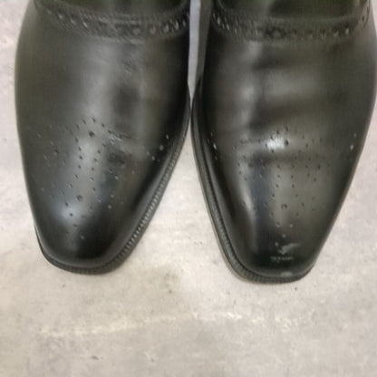ベルルッティ レザーシューズ シングルモンク 902 ブラック メンズ サイズUK7 Berluti ビジネスシューズ 約25.5cm【LA】【中古】