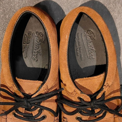 パラブーツ レザーシューズ ティエール モカシン スエード ブラウン メンズ サイズUK5 PARABOOT ビジネスシューズ 約23.5cm【LA】【中古】
