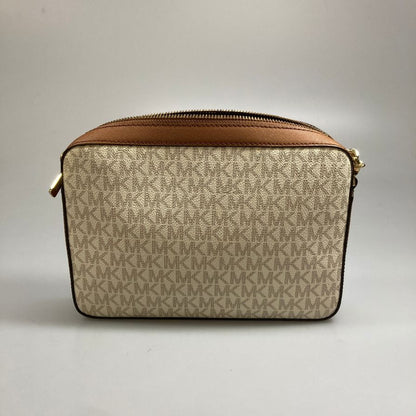 マイケルコース ショルダーバッグ ジェットセット レザー 総柄 レディース ブラック ホワイト MICHAEL KORS【AFE5】