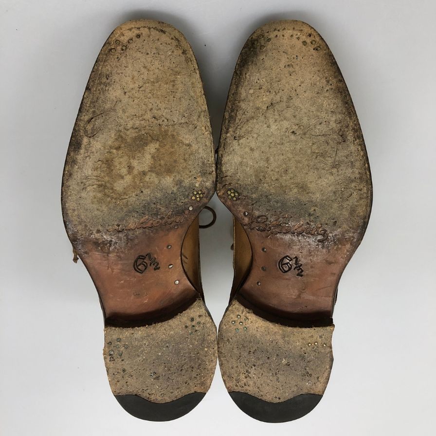 ステファノ ブランキーニ チャッカブーツ カーフ ライトブラウン UK6.5 Stefano Branchini 約25.0cm【AFC4】