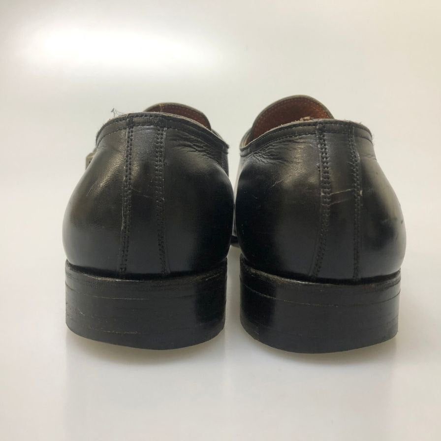 ジェイエムウエストン 1731 シングルモンク プレーントゥ ブラック メンズ サイズUK7D J.M.WESTON 約26.0cm【PTM1】