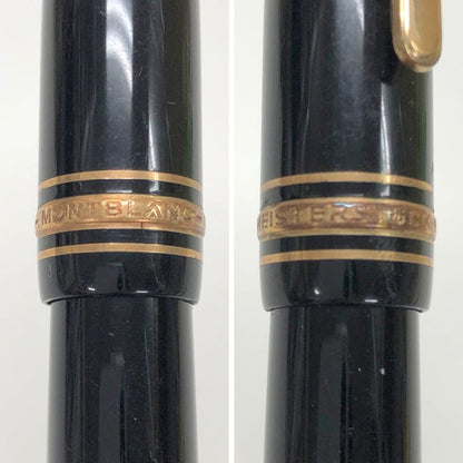 モンブラン 万年筆 マイスターシュテュック 4810 No.146 ペン先14C 585 ブラック×ゴールド MONTBLANC【AFI8】