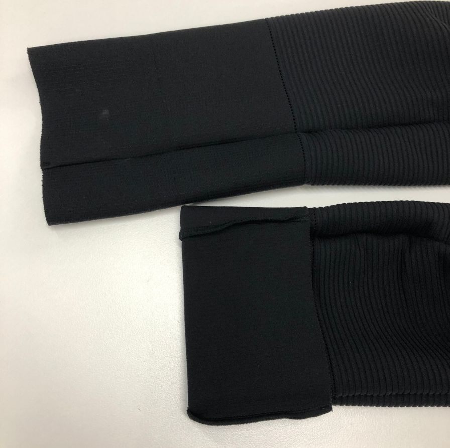中古◆イッセイミヤケ 一つボタンショートジャケット IM81KD033 レディース サイズ2 ブラック ISSEY MIYAKE 【AFB33】
