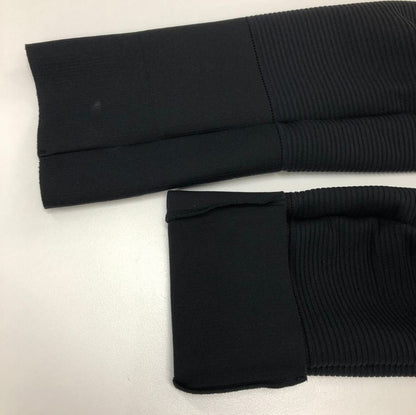 中古◆イッセイミヤケ 一つボタンショートジャケット IM81KD033 レディース サイズ2 ブラック ISSEY MIYAKE 【AFB33】