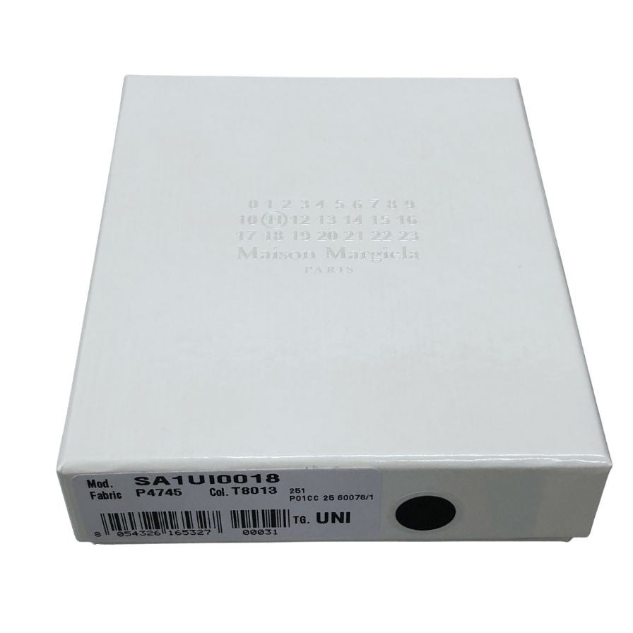 メゾンマルジェラ マネークリップ レザー 二つ折り財布 4ステッチ 小銭入れ 札 SA1UI0018 ブラック Maison Margiela【AFI11】