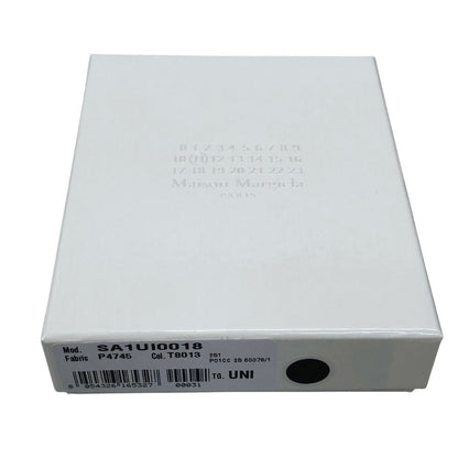 メゾンマルジェラ マネークリップ レザー 二つ折り財布 4ステッチ 小銭入れ 札 SA1UI0018 ブラック Maison Margiela【AFI11】