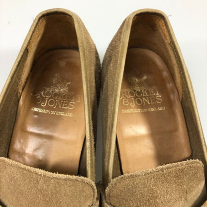 クロケット＆ジョーンズ CAMDEN SUB コインローファー スエード メンズ ベージュ UK6.5 Crockett&Jones 約25.0cm【AFD15】